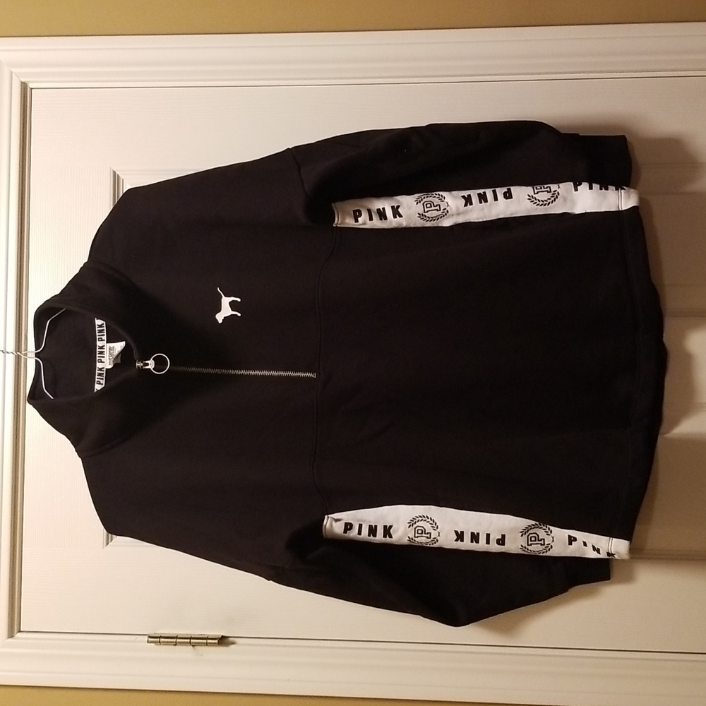 VS PINK zip pullover sweatshirt!